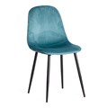 Стул BREEZE (mod. 4724) Велюр/металл , 44 х 53 х 87 см, Torquoise (бирюзовый ) HLR60 / черный TETCHAIR-19336 - фото 51632