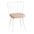 Стул YANIS (mod. 983) металл/ткань,  42.5 х 50.5 х 82.5 см, бело-коричневая клетка TETCHAIR-19475 - фото 51659