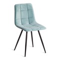 Стул CHILLY (mod. 7095-1) ткань/металл, 45x53х88 см, высота до сиденья 50 см, мятный barkhat 88/черный TETCHAIR-19649 - фото 51669