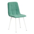Стул CHILLY MAX  Велюр/металл , 45 х 54 х 90 см , бирюзово-зелёный/белый TETCHAIR-19940 - фото 51737