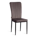 Стул VERTER (mod. BC577-DC) металл, флок, 41 х 52 х 95 см, Dark grey (темно-серый) HLR24 / черный TETCHAIR-21249 - фото 52136