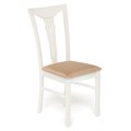 Стул - Гермес/ Hermes дерево гевея, 43х49х94см, Ivory white, ткань песочная (Jaffy 104-58) TETCHAIR-12890 - фото 53067