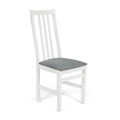 Стул SWEDEN Многослойная фанера, 41*40*99 см, white, ткань серая (16/1) TETCHAIR-15005 - фото 53133