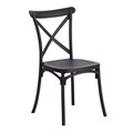 Стул CROSS (mod. PL24) пластик, 48 х 58 х 89 см, Black (черный) 05 TETCHAIR-19693 - фото 53229