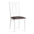 Стул Камилла сиденье мягкое (CAMILLE SOFT) дерево гевея, МДФ, 44х54х95, pure white (402) , ткань, серый TETCHAIR-20482 - фото 53282