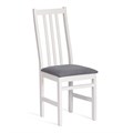 Стул SWEDEN NEW, Многослойный березовый шпон, 41х40х99 см, white/велюр темно-серый TETCHAIR-21624 - фото 53390