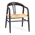 Стул VALI дерево вяз/бечевка, черный, 50х46х77 см TETCHAIR-24337 - фото 53468