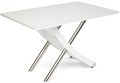 Стол ARNO (mod.EDT-H016) мдф high gloss, закаленное стекло, металл, 120х80х75см, Белый (White) TETCHAIR-13036 - фото 53836