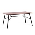 Стол RUSTO (mod. 289) МДФ/металл, 160 х 90 х 75 см , Black (Черный) / Walnut (Орех) 10 TETCHAIR-15519 - фото 53852