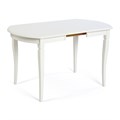 Стол раскладной Modena (MD-T4EX) дерево гевея/мдф, 100+29х75х75 см, ivory white (слоновая кость 2-5) TETCHAIR-12479 - фото 54195