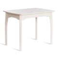 Стол CATERINA бук, мдф, 100+30x70x75, Ivory white TETCHAIR-21217 - фото 54597