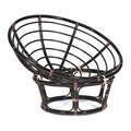 Кресло PAPASAN/ПАПАСАН 23/01 W /без подушки/ 115х101х104 см, Antique brown (античный черно-коричневый) TETCHAIR-5218 - фото 54652