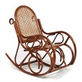 Кресло-качалка MILANO (разборная) / без подушки / ротанг top quality, 58x136x103 см, Pecan (орех) TETCHAIR-12996 - фото 54851