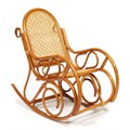 Кресло-качалка MILANO (разборная) / без подушки / ротанг top quality, 58x136x103 см, Cognac (коньяк) TETCHAIR-13273 - фото 54871