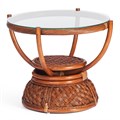 Столик кофейный Andrea ротанг, D60х50см, Pecan Washed (античн. орех) TETCHAIR-8301 - фото 55628